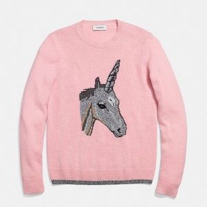 Coach Sweaters - COACH unicorn sweater!! Coach Sweaters - COACH unicorn sweater!!